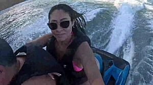 wild jet ski sex at guarujá sea, sp