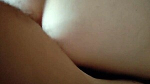 I give my wife a deep throat blowjob and finger her ass