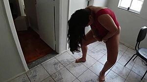 Wild banging and cumshots behind the scenes at Mattos Movies