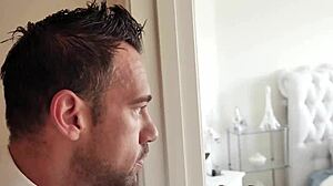 Stepdaughter teen 18+ in torn pantyhose, ready for action!