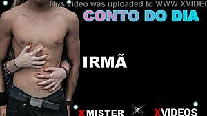 irmã amadora brasileira em ação neutra