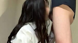 University girl in uniform cosplay sex with forced creampie