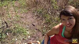 Czech Coquine Loves Anal for Cash in Outdoor POV!