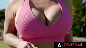 gorgeous payton preslee's huge tits fucked hard