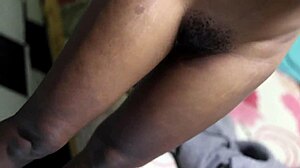 Ebony teen soaked in massive cum loads