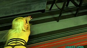 Sandra Deepthroats Entire Cock with Ball Licking Skills