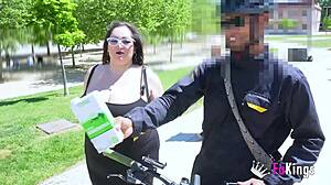 Mae Quira polls randoms about big tits on street