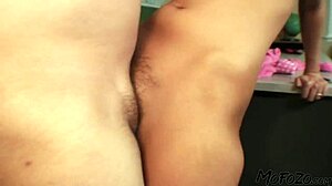 Mofozo brunette amateur seduces her professor with sloppy deepthroat