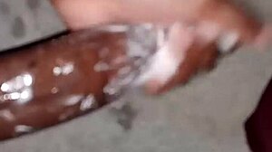 Superdarius shoots sloppy jizz before bedtime