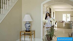 Teen girl in nurse lingerie seduces boyfriend with wet pussy roleplay - Vanna Bardot Codey Steele