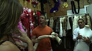 Monique Fuentes fucked doggystyle in sexy lingerie