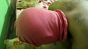 Indian Aunty Oil Massage Ass Fucked by Nephew