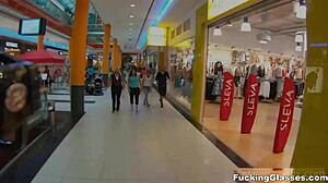 teen mazy's public restroom blowjob leads to orgasm