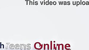 Striking Half-Nude Slim Teen 18+ Spreads Hairless Asshole For Anal Banging.