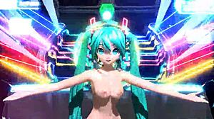 Hatsune Miku Nude Mod in Project Diva Fully Exposed