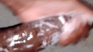 Superdarius shoots sloppy jizz before bedtime