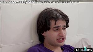 Blonde in sexy lingerie fucked with big cock