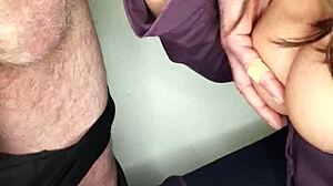 wet pussy in bathroom pleads for relentless action.