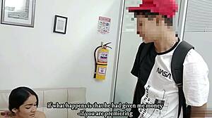 Hot Latina Madrastra Sucks and Swallows Big Cock Load