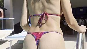 We FUCK HARD by the POOL with CUMSHOT