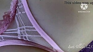 Horny couple fucks big sex doll.