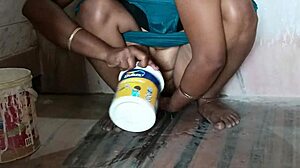 Is this mature brunette squirting for her roommate? Watch her juicy pussy orgasm with cock