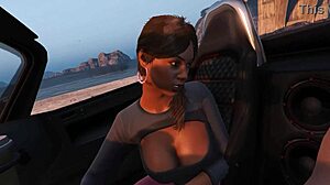 gta 5- franklin gets a hooker service