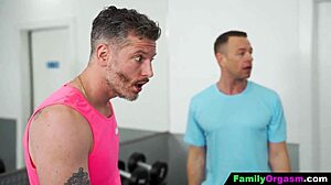 FamilyOrgasm - Stepfathers Helping Stepdaughters with Gym Workouts