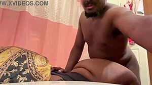 Quickie Before Getting In The Shower With Ebony Ass And Big Cock Cumshot