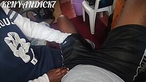 African Nanny Toys with Boss’s Black Dick at Work