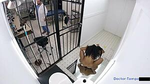 Dr. Tampa's corporate slaves in latex. Jasmine Rose endures humiliating nurse roleplay with gloves and tattoos.