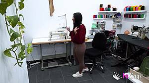 Lara the student pays for lessons by fucking hard and rich