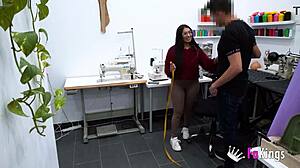 Lara the student pays for lessons by fucking hard and rich