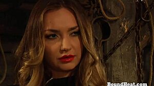 Hey slave, feel my grip on your big natural tits now?