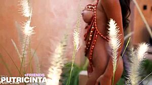 Putri Cinta says, 'Look at my tiny exposed pussy'