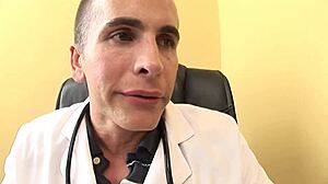 Oh God, That Babe Moans Loudly During Orgasm in Doctor's Office Fucking!
