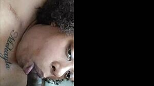 Can You Handle This Ebony Bbws Sloppy Upside-Down Mouth Action?