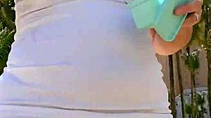 Intense cum kiss after creampie