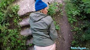 lost dog leads to outdoor sex