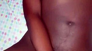 Ebony Woman With Hairy Big Pussy And Natural Tits Gets Fucked And Creampied