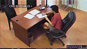 Wet mature with big tits enjoys passionate fingering before blowjob on monster cock