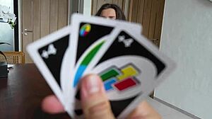 She lost the card game! Now she's getting nailed hard!