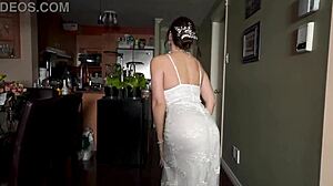 Teenie Anna Gives Perfect Anal Gape In Fishnets