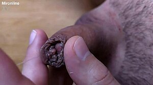 i stroke my small cute cock until it juices out