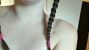 Slutty Teen Sucks Big Nipples!