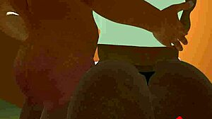 Yo Ms. Johnson, keep stroking Sharod's dick like that in 3D clip