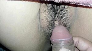 Shy Teen Stepsister Receives Horny Massage And POV Sex At Home