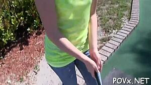 Naughty Teenie Craves Huge Cocks And Intense Fucking