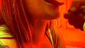 Intense cum kiss after creampie