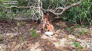 Living wild with intense anal in paradise today